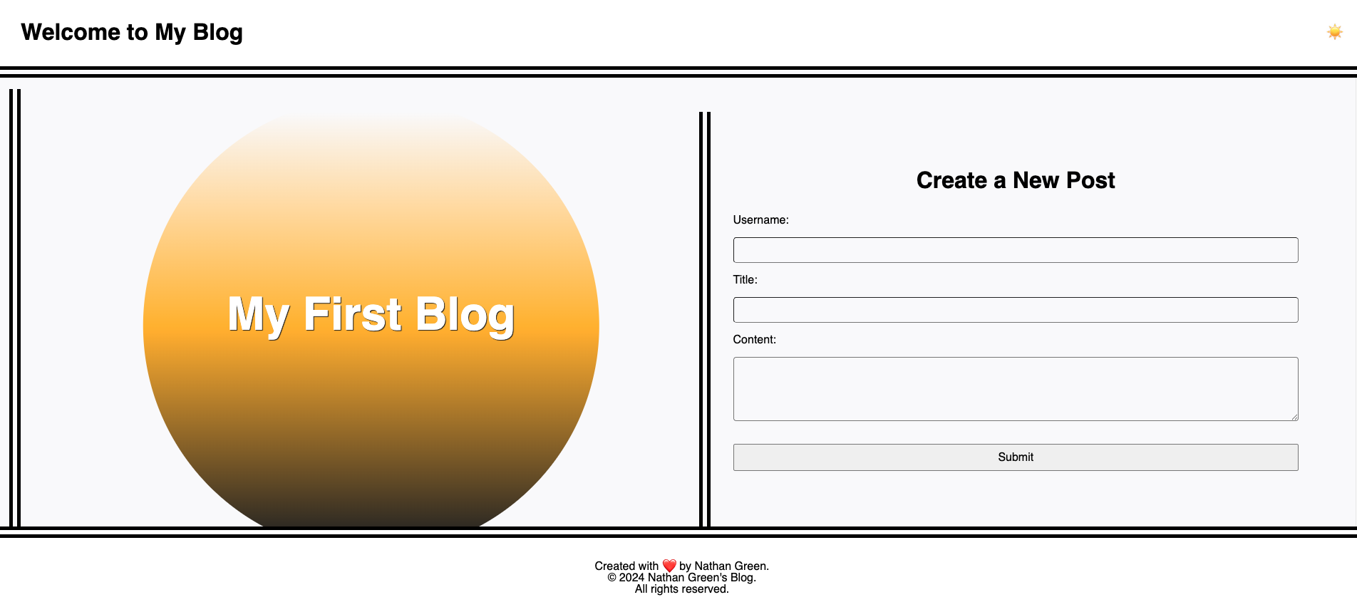 Technology Blog screenshot